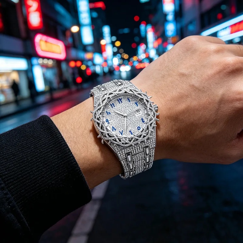 Iced Out Bling Men Quartz Watc - Luxury Watch Iceberg review and price