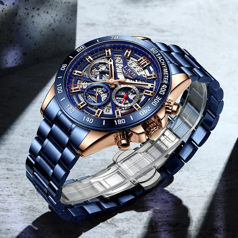 LIGE 2024 New Men Watch Top Br - Luxury Watch Magazine review and price